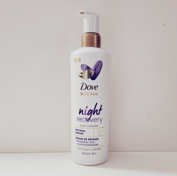 🐢2/$15 Dove Body Love Night Recovery Body Cleanser with Retinol - Picture 1 of 9